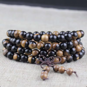 Ebony Yin Yang Mala